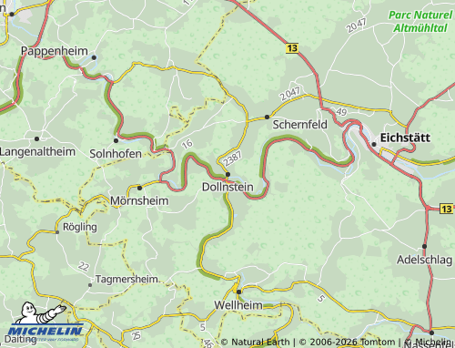 Mappa MICHELIN Dollnstein - ViaMichelin