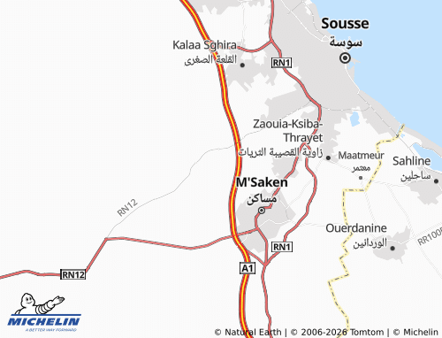 Mappa MICHELIN al-Mourideen - ViaMichelin