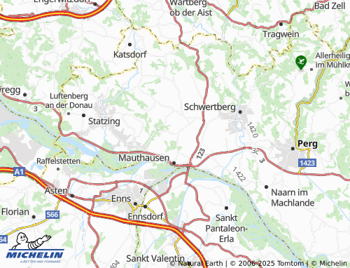 MICHELIN-Landkarte Marbach-Ost - ViaMichelin