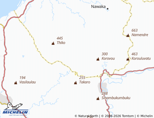 MICHELIN Vunamoli map - ViaMichelin