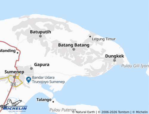 Carte MICHELIN Batangbatang Laok - ViaMichelin