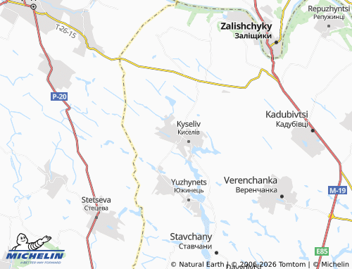 Mappa MICHELIN Borivtsi - ViaMichelin