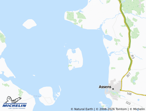 Carte MICHELIN Bågø By - ViaMichelin