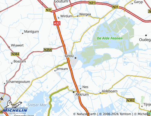 MICHELIN-Landkarte Grou - ViaMichelin