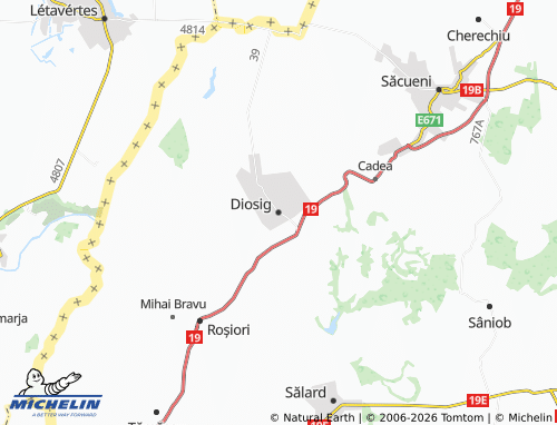 Kaart MICHELIN Diosig - ViaMichelin