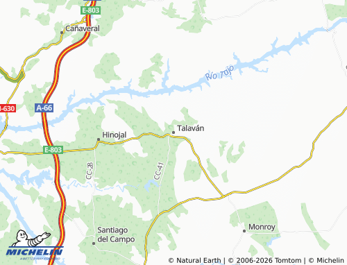 Mapa MICHELIN Talaván - ViaMichelin