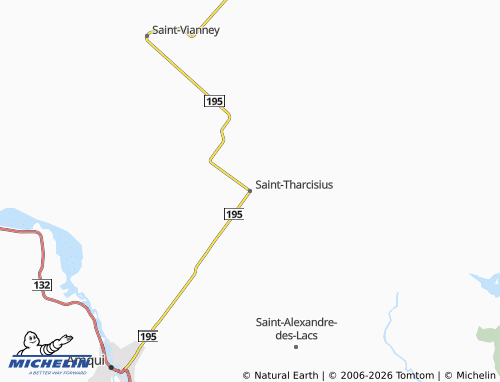 MICHELIN Saint-Tharcisius map - ViaMichelin