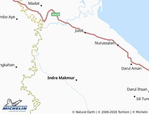 MICHELIN Ladang Baro map - ViaMichelin