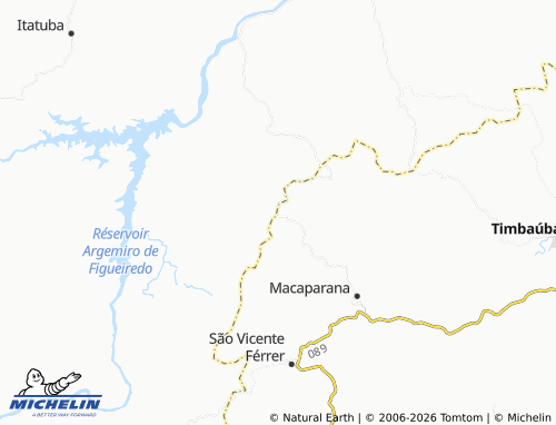 MICHELIN Pirauá map - ViaMichelin