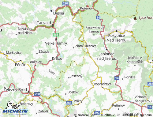 Mapa MICHELIN Stanový - ViaMichelin