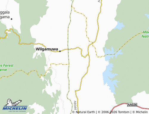 Mappa MICHELIN Ginnoruwa - ViaMichelin