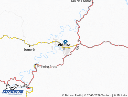 MICHELIN-Landkarte Videira - ViaMichelin