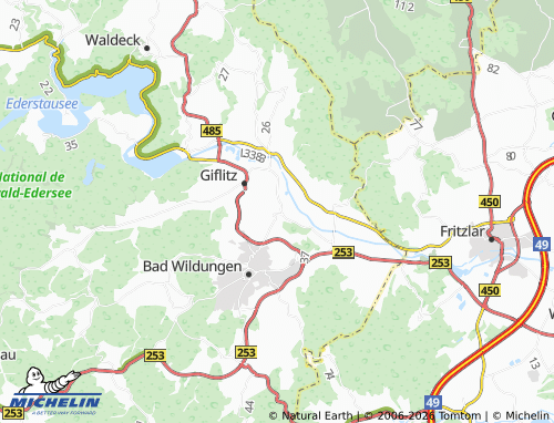 MICHELIN Anraff map - ViaMichelin