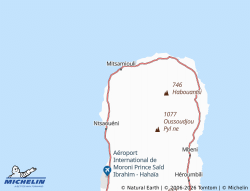MICHELIN Douniani map - ViaMichelin