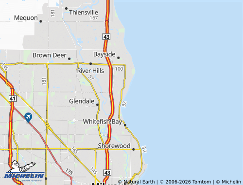 Mappa MICHELIN Fox Point - ViaMichelin