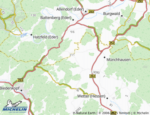 Carte MICHELIN Oberasphe - ViaMichelin