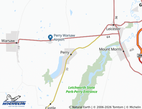 Carte MICHELIN Perry - ViaMichelin