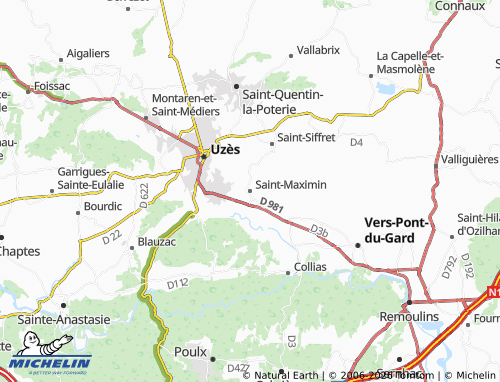 Mapa MICHELIN Saint-Maximin - ViaMichelin