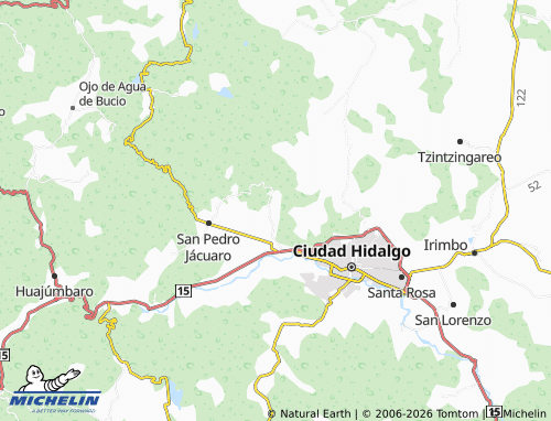 Mappa MICHELIN La Cruz - ViaMichelin