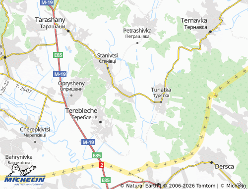 Mappa MICHELIN Bukivka - ViaMichelin
