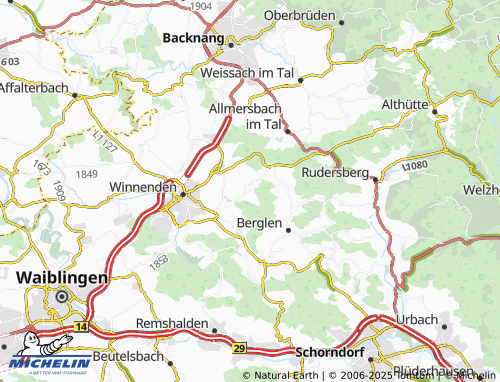 MICHELIN-Landkarte Schulerhof - ViaMichelin
