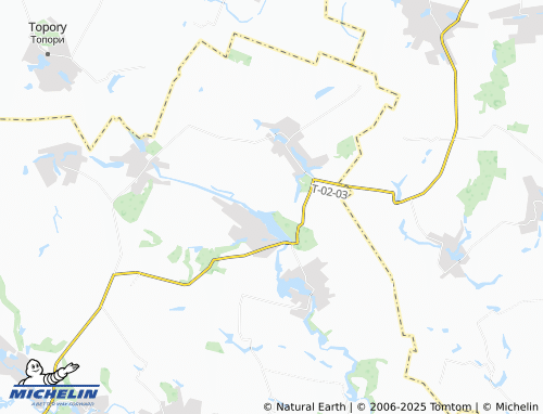 MICHELIN Zadorozhnie map - ViaMichelin