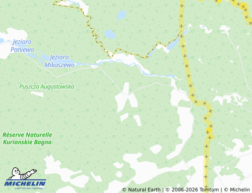 MICHELIN Gruszki map - ViaMichelin