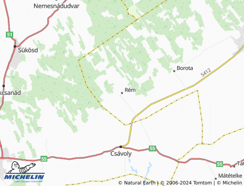 MICHELIN Rém map - ViaMichelin