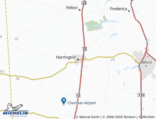 Mapa MICHELIN Harrington - ViaMichelin