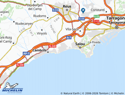 Mappa MICHELIN Vilafortuny - ViaMichelin