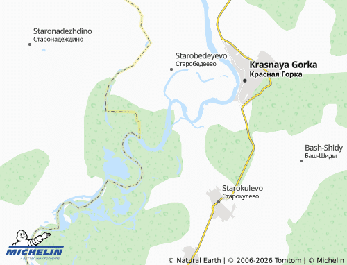 MICHELIN-Landkarte Ust'-Saldybash - ViaMichelin