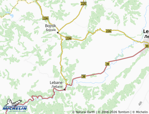 Mapa MICHELIN Nova Topola - ViaMichelin