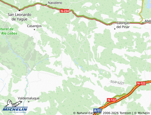 MICHELIN Cubilla map - ViaMichelin