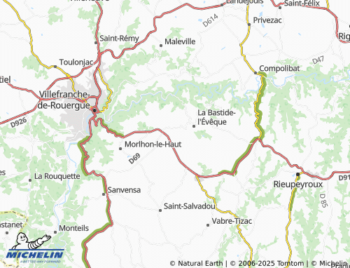 MICHELIN La Serre map - ViaMichelin