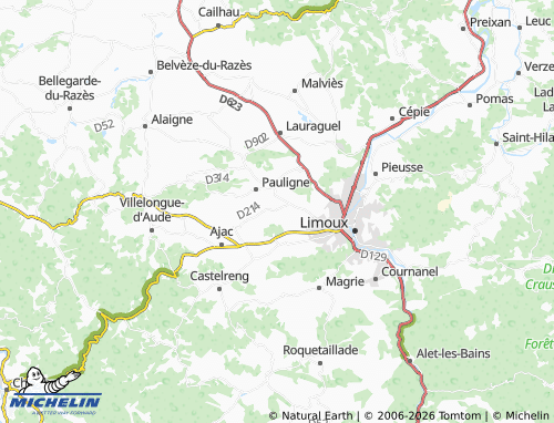 Mapa MICHELIN Malras - ViaMichelin