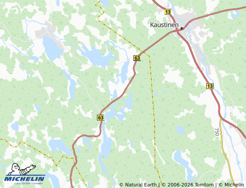MICHELIN-Landkarte Djupsjöbacka - ViaMichelin