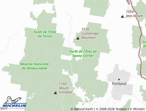 Mapa MICHELIN Dark Corner - ViaMichelin