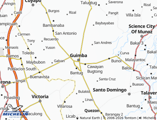 Mappa MICHELIN Guimba - ViaMichelin