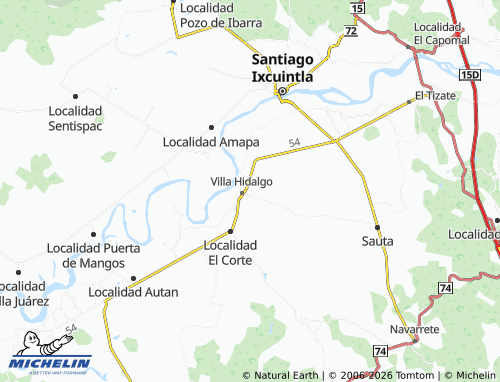 MICHELIN Solorce map - ViaMichelin