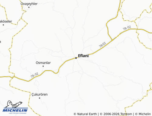 Mappa MICHELIN Eflani - ViaMichelin