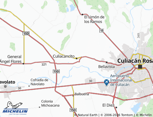 Carte MICHELIN Culiacancito - ViaMichelin