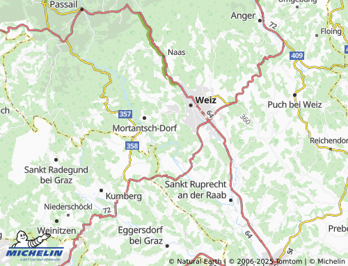 MICHELIN-Landkarte Hafning - ViaMichelin