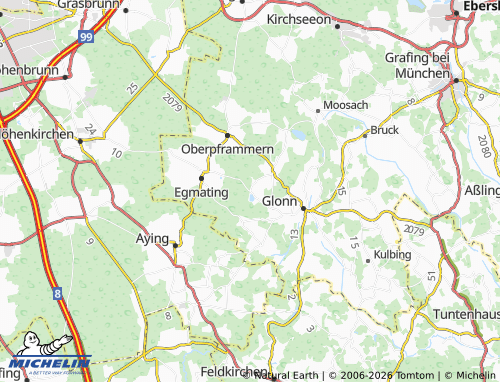 MICHELIN-Landkarte Kastenseeon - ViaMichelin