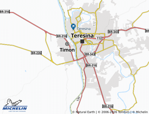 MICHELIN Cajueiro map - ViaMichelin