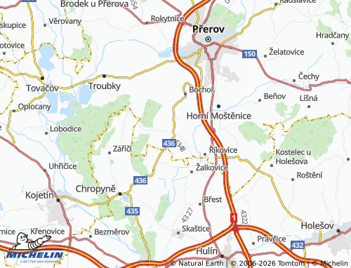 Mappa MICHELIN Vlkoš - ViaMichelin