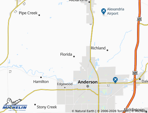 Kaart MICHELIN Florida - ViaMichelin