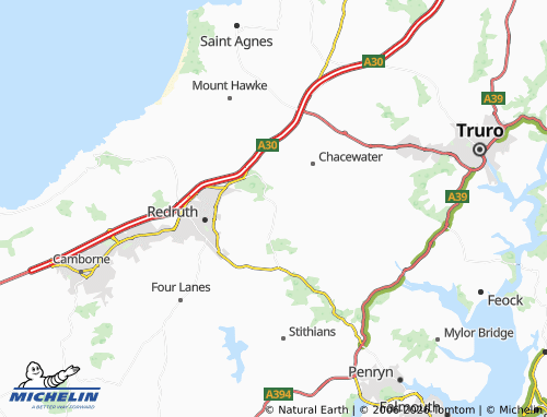 MICHELIN Saint Day map - ViaMichelin