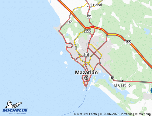 Mapa MICHELIN Lomas de Mazatlán - ViaMichelin