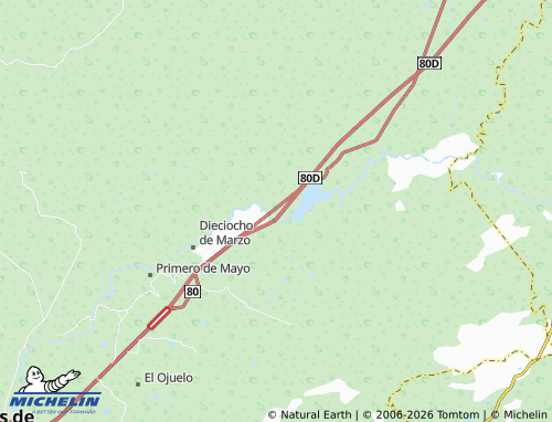 MICHELIN Daria Moreno map - ViaMichelin