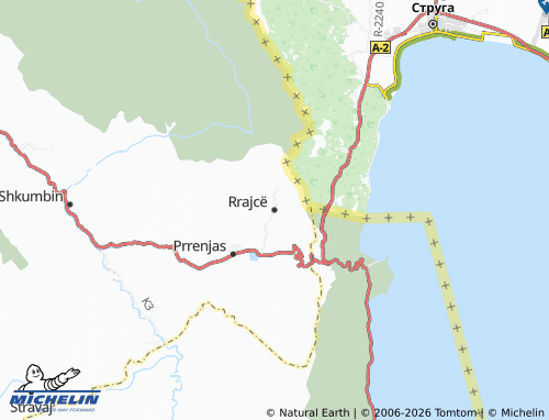 Mappa MICHELIN Rrajcë - ViaMichelin